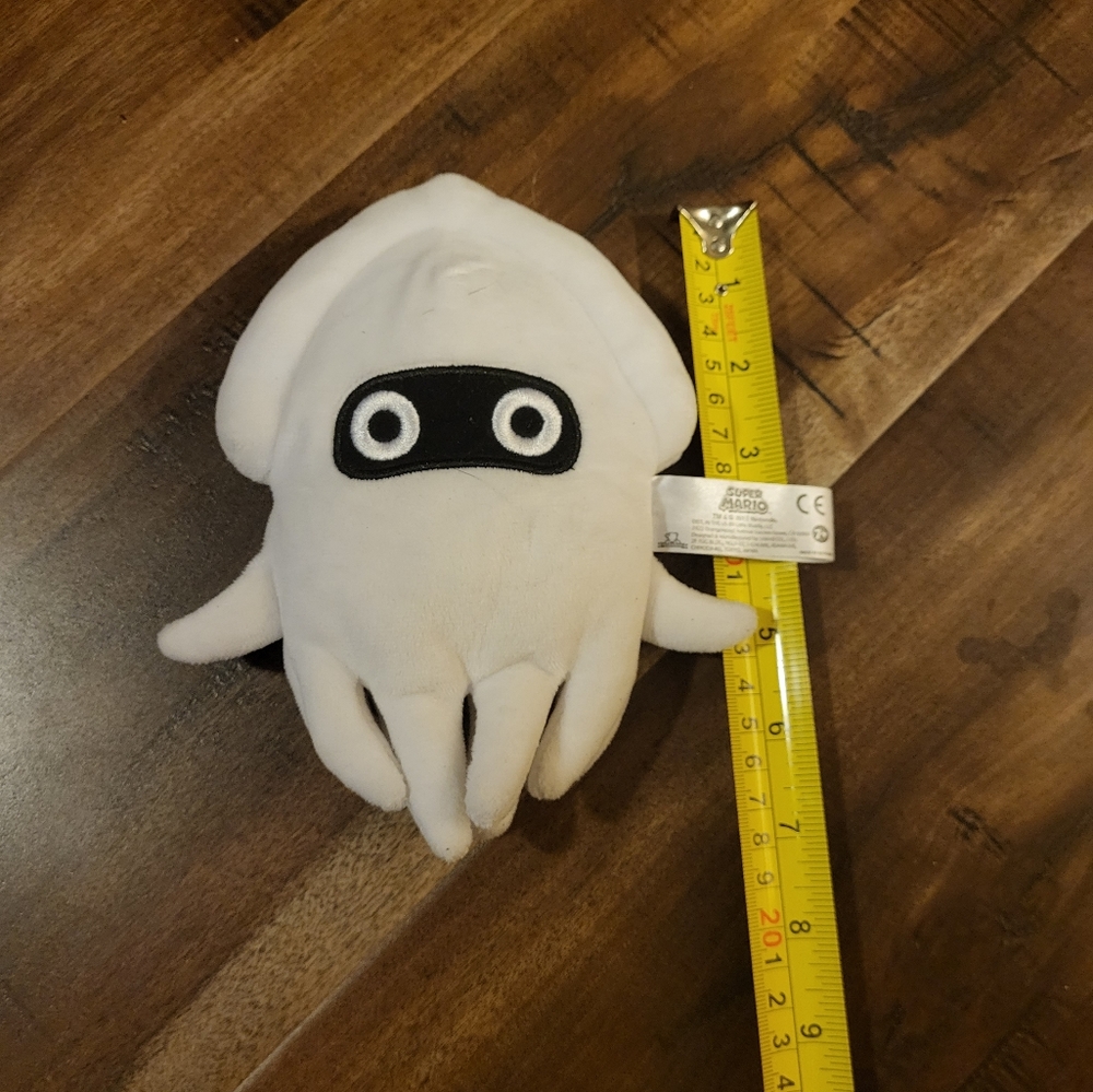 Mario squid plushie